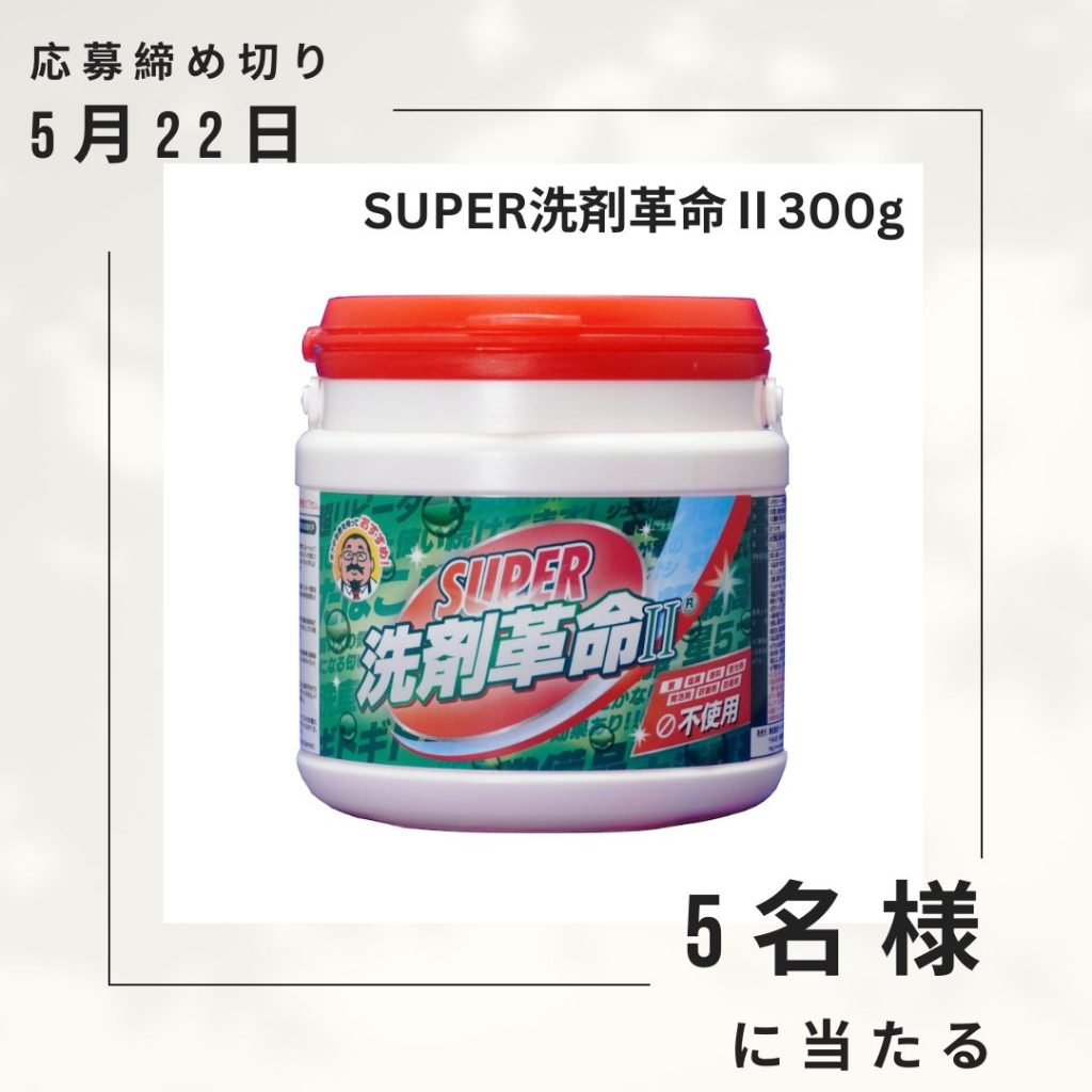 SUPER洗剤革命Ⅱ300g